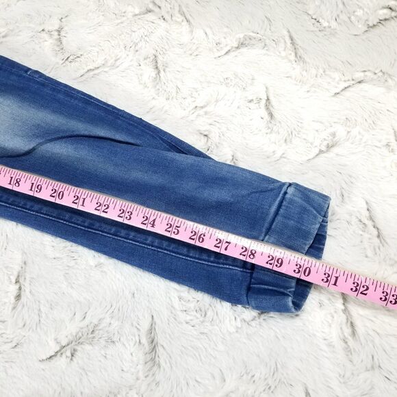 Being Human Jeans Mens Size 32x30 Blue Jogger Drop Crotch Slim Drawstring Denim - Picture 6 of 13